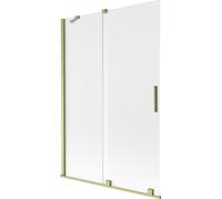 Ecran Mexen Velar 120x150 cm, verre dépoli, or brossé