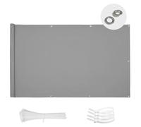Écran occultant pour balcon, rambarde pour l'extérieur, couleur gris