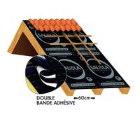 Écran sous-toiture universel AEROMAX R2 ONE 2BA double bande adhésive 1,5X50 SALOLA