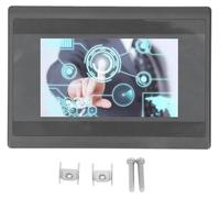 Écran tactile HMI de 4,3 pouces, contrôleur logique programmable (PLC) avec transistor de sortie, 12 entrées et 8 sorties, compatible avec FX3U 20, 40, 48MRT, tension d'alimentation 24V DC, courant 1A