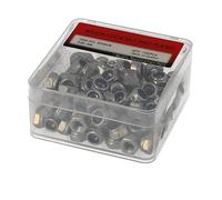 ECROU 6 PANS NYLSTOP/FREIN ZINC M6 (BOITE DE 100 PCS)