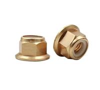 Écrou À Bride M3 M4 M5 M6 M8 | Contre-écrou en nylon à bride hexagonale(M6 5pcs)