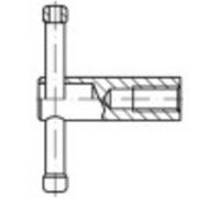 Écrou à broche mobile M16 TOOLCRAFT 137876 acier bruni N/A 1 pc(s)