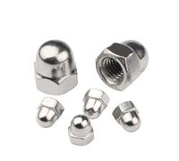 Écrou à capuchon borgne en acier inoxydable 316 de qualité marine | Taille : M3/M4/M5/M6/M8/M10/M12/M14 (20/20/20/10/5/3/2/1 pièces) | Utilisation : qualité marine(M8 x5Pcs)