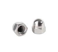 Écrou à capuchon dôme hexagonal en acier inoxydable 316 | Acier inoxydable 316 M5-M20 1/2/5/10/20/50 pièces Décoration : boulons intérieurs et extérieurs(5pcs M10)