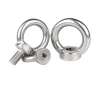 Écrou À Œil De Levage En Acier Inoxydable 304 M3-M12 1-2Pièces | Anneau À Vis Anneau À Œillet Écrou D'accrochage(Lifting Eye Screws,M12 1pcs)
