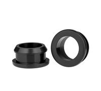 Écrou à main 1-25 pièces 4.5~60.6mm noir/blanc en caoutchouc de Silicone passe-fil bouchon bonde fil câble câblage protéger les bagues joints toriques joint scellé(Black - 1pc,46.6mm(Hole40.5)2pc)