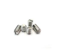 Écrou à main Lot de 10 à 20 vis sans tête à tête fendue en acier inoxydable 304, M2, M4, M5(5mm,20pcs M2)