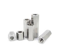 Écrou à main Piliers de colonne hexagonale M5 M6 en acier inoxydable 304, entretoises de carte mère, support de panneau Hexagonal, vis d'espacement, boulons d'espacement, 5 pièces(40mm,M5)