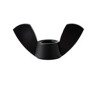 Écrou À Oreilles En Nylon M3 M4 M5 M6 M8 M10 M12, Noir/blanc, Serrer La Main, Pouce Plastique, Isolation Papillon, 10 50 Pièces(Black,M10 (10pcs))