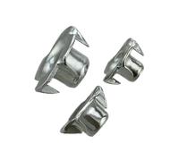 Écrou à quatre griffes galvanisé, écrou en T, insertion à dents aveugles, for quincaillerie de meubles en bois M3 M4 M5 M6 M8 M10 M12, 10/50 pièces(10PCS,M10)