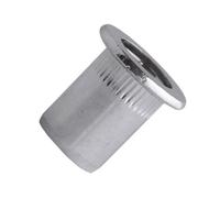Écrou cranté tête plate SCELL IT ØM6 acier zingué - L.17.5 mm - Øperç.9 mm - Boîte de 200 - TCD0645
