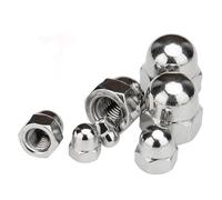 Écrou borgne en acier inoxydable | Acier inoxydable 201/304/316, couvrant les boulons filetés for applications générales(M10 (10 Pcs),201 Stainless Steel)