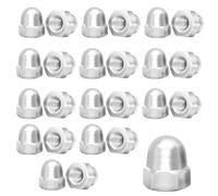 Ecrou Borgne Inox M10, Écrous Hexagonaux à Tête Bombée Écrou Cache-Vis pour Vis Boulons Argenté