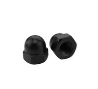 Écrou borgne métrique en nylon | Couvercle hexagonal noir à filetage intérieur M4/M5/M6/M10 : équipement mécanique, équipement électronique(M10)