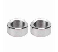 Écrou Cranté Incurvé pour Sonde Lambda - Filetage M18 x 1,5 - Lot de 2 - En Fer pour Soudure Précision sur Tubes Ronds