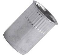 100 écrous à sertir crantés acier zingué TR, D. M10 x 19.5 mm - TCR1035 - Scell-it