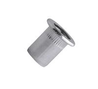 Écrou cranté tête plate SCELL IT ØM4 acier zingué - L.12.5 mm - Øperç.6 mm - Boîte de 500 - TCD0440