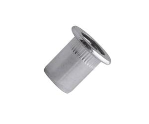Écrou cranté tête plate SCELL IT ØM4 acier zingué - L.13 mm - Øperç.7 mm - Boîte de 500 - TCD0530