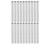 Écrou d'Accouplement SOURCING MAP Manchon Filetée Rond M4x0,7mm Femelle Filetage 50mm Raccord Connecteur pour Lampe Argenté 20Pcs