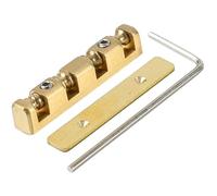 Écrou de guitare basse à roulettes en laiton réglable en hauteur, écrou supérieur de guitare électrique à 4 cordes, pièces d ' instruments de musique, facile à installer, remplacement du matériel de à