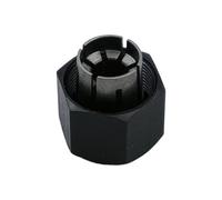 Écrou de serrage pour défonceuse 1/4", NA613028 - Pièce de rechange pour défonceuse plongeante DeWalt DCW620NT - Accessoire pour écrou de mandrin en métal - Noir