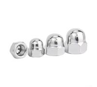 Écrou Dôme pour m6 316 Stainless Steel Brillant Écrou Dôme pour(316-M6-50pcs)
