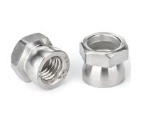 Écrou en acier inoxydable A2-70, cisaille antivol, sécurité par torsion M6 M8 M10 M12(6pcs m10)