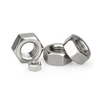 Écrou hexagonal à filetage fin et grossier en acier inoxydable 304 A2-70, 1 à 20 pièces, UNC UNF 4#6#8#10#12#1/4 5/16 3/8 7/16 1/2 5/8 3/4(1I2-13(2pcs))
