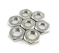 Ecrou Hexagonal Bas Hm Pas Fin Acier Inox DIN 439 (M12x1) x10
