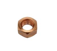 Écrou hexagonal cuivre T2 pur, boulon résistant hautes températures
