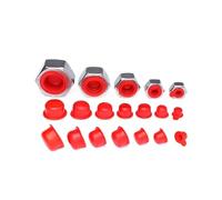 Écrou hexagonal en acier au carbone, écrou en acier inoxydable, caoutchouc souple, bouchon en silicone, cache-tube rond (1000 pièces, DR 18A)