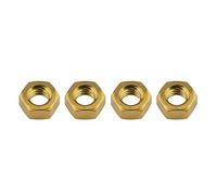Écrou hexagonal en titane, Écrous hexagonaux M5, M6 et M8 for vélo, moto voiture, fixation en titane, 3 couleurs(4pcs Gold,M8)