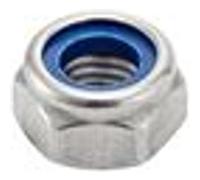 Écrou hexagonal frein indésserrable avec bague nylon inox A2 DIN 985 M16 boîte de 50 - ACTON - 6260216 Noir G