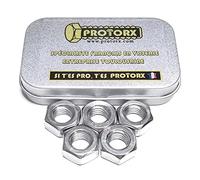 Ecrou Hexagonal Inox M10 : (Diam.int = 10mm x Diam.ext = 17mm) Boite 5pcs Hu Acier Inoxydable Metal A2 - DIN934 | Bricolage Réparation Visserie | Anti-Corrosion Usage Exterieur-Interieur | PROTORX