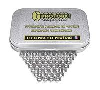 Ecrou Hexagonal Inox M3 : (Diam.int = 3mm x Diam.ext = 5,5mm) Boite 50pcs Hu Acier Inoxydable Metal A2 - DIN934 | Bricolage Réparation Visserie | Anti-Corrosion Usage Exterieur-Interieur | PROTORX
