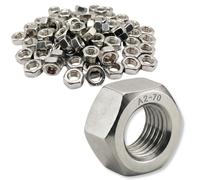Écrou hexagonal M33, acier inoxydable A2, norme DIN 934, lot de 20 pièces