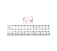 Ecrou hexagonal HU brut classe 6(8) M36 boite de 10 - - ECRHM36.8