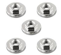 Écrou Hexagonal pour m10 pour Meuleuse 100mm Anti-Rouille Écrou | Acier pour robuste, finition argentée, résistance , pour idéal meuleuse 100mm, montage rapide