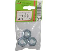 Ecrou hexagonale acier zingué - D: 14 mm