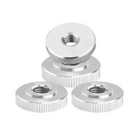 Écrou moleté à serrage manuel en acier inoxydable GB807 304, 5/10 pièces, M2-M12(M12 (5Pcs))