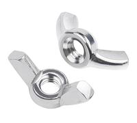 Ecrou Papillon 10 pièces M12, Leryati vis Papillon DIN315 Écrous à Ailettes en Acier Inoxydable A2 V2A, Écrous à Oreilles Metal Ecrous à Ailette Filetage Métrique
