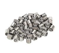Écrou Réducteur de Filetage, 50 Pcs M7 Inserts Filetés Mâle Femelle écrou Réducteur Vis Kit D'assortiment de Manchons de Réparation (1.5D), Inserts D'écrou de Quincaillerie (2D)