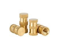 Écrou Thermique Aveugle M5 M6 M8 M10, Inserts Filetés Métriques, Moulage Par Fonte, Injection Intégrée, Imprimante 3d, 10 À 50 Pièces(14mm(10pcs),M5(OD 7mm))
