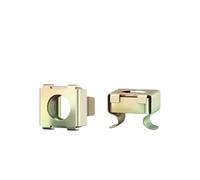 Écrous à cage flottants, Kit d'écrous à cage flottants en acier inoxydable Snap-In multicolore M4-M12(Colored Zinc,M5-10pcs)