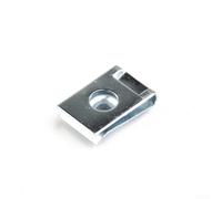 Écrous à clip en U en acier zingué M5 M6 pour panneau de carénage et cheminée, fixations à filetage métrique pour automobile et applications, clips sécurisés (M6 à 20 pièces)