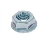 Ecrous à embase crantée acier zingué blanc classe 8.8 M8 boite de 200 - - AFB69238