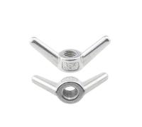 Écrous à oreilles 1/2/5 pièces M6 M8 M10 M12 écrou à oreilles 304 écrou à vis à main en acier inoxydable grande oreille écrous papillon écrou à vis ( Color : Stainless Steel 304 , Size : M8 5pcs )
