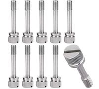 Écrous à oreilles M2/M2.5/M3/M4/M5/M6/M8, vis moletée en acier inoxydable 304, boulon à blocage manuel fendu (lot de 10)(M 5X30)
