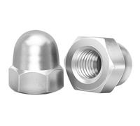 Écrous Borgne M3 Hexagonaux, DIN 1587 Ecrou Borgne M3 Inox 50 pièces, Leryati Dôme Ecrous Borgne Hexagonal en Acier Inoxydable A2 V2A, Inox Pour Coupole Ecrous Borgnes et Boulons Écrous